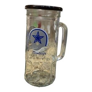 Vintage Dallas Cowboys Fisher Nuts Beer Mug. Excellent condition 7” H x 4” W